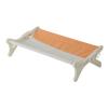 Leeadwaey Pet Hammock, Cat Window Perch, Wood Frame, Shelf, Window, Chair, Orange view 3