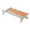 Leeadwaey Pet Hammock, Cat Window Perch, Wood Frame, Shelf, Window, Chair, Orange view 4
