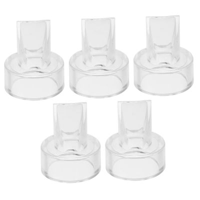 Silicone Duckbill Replacement Valves for Manual Breast Pumps, 5 Pieces