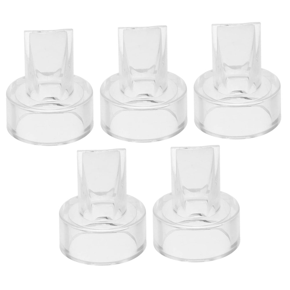 Silicone Duckbill Replacement Valves for Manual Breast Pumps, 5 Pieces
