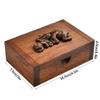 DERBUT Wooden Cremation Urn for Pets and Memorial Ashes view 4
