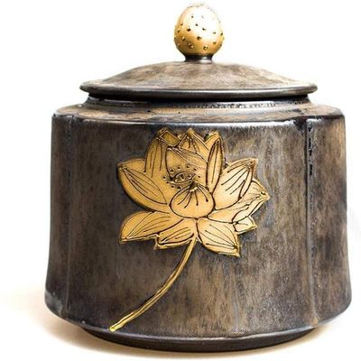DERBUT Ceramic Burial Urn for Adults