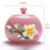 DERBUT Ceramic Cremation Urn for Human or Pet Ashes, Memorial Urn, Two Patterns view 3
