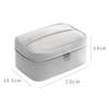 SHTGOI Waterproof Travel Makeup Bag, Gray view 2