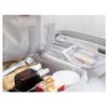 SHTGOI Waterproof Travel Makeup Bag, Gray view 4