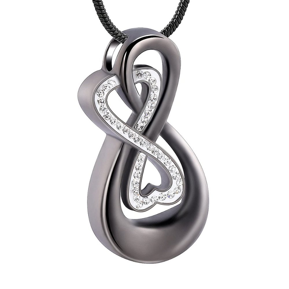 DOTUIARG Stainless Steel Love Urn Pendant Memorial Keepsake for Human Ashes