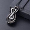 DOTUIARG Stainless Steel Love Urn Pendant Memorial Keepsake for Human Ashes view 2