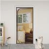 Cat Fly Screen Door, Straight Zipper Mesh Curtain, 100 x 220 cm, Black view 2