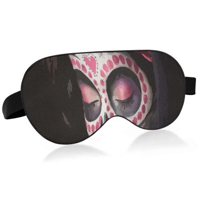 Unisex Day of the Dead Sugar Skull Sleep Eye Mask