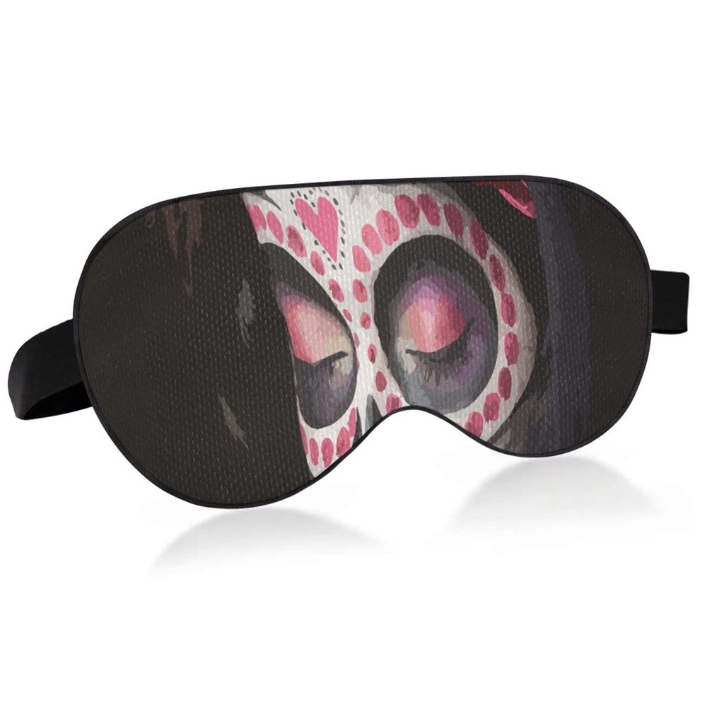 Unisex Day of the Dead Sugar Skull Sleep Eye Mask