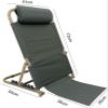 Adjustable Bed Backrest Pillow, Foldable Sit-Up Backrest Chair view 2