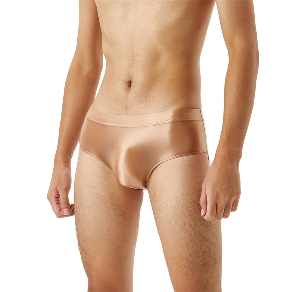 SKFLABOOF Sexy Men's Elephant Push-Up Thong Underwear, Transparent