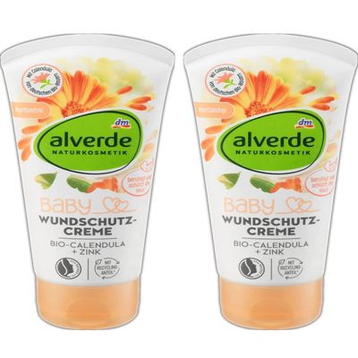 alverde Naturkosmetik Protective Nappy Cream Organic Calendula, 75 ml