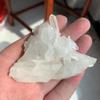 WGPHD Natural Transparent White Crystal Cluster Specimen for Home Meditation, Spiritual Energy Healing, Home Decor and Gifting (Size: 100–150 g) view 2