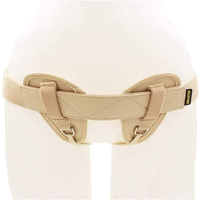 Samnuerly Adjustable Inguinal Hernia Support Belt for Men, Double Truss Hernia Belt (Color: A) (B)