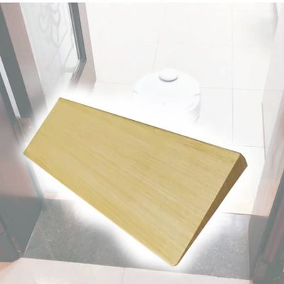 TOCTUS Wooden Threshold Ramp 1–3.5 cm, Wheelchair and Scooter Ramp, 18 x 50 x 3.5 cm
