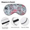 Diamond Skull Sleep Mask with Adjustable Strap for Travel view 3