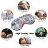 Diamond Skull Sleep Mask with Adjustable Strap for Travel view 4