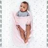 Happiest Baby Sleepea Comforter Swaddle, 5-Second Swaddle, 100% Organic Cotton, Doctor-Designed, Promotes Healthy Hip Development (Light Pink, Large) view 3