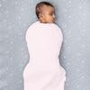Happiest Baby Sleepea Comforter Swaddle, 5-Second Swaddle, 100% Organic Cotton, Doctor-Designed, Promotes Healthy Hip Development (Light Pink, Large) view 4