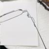 NEWADA Large Metal Reading Glasses, Blue-Light Blocking, Unisex, Oversized Square Frame, Anti-Glare, Black-Silver, +1.00 view 3