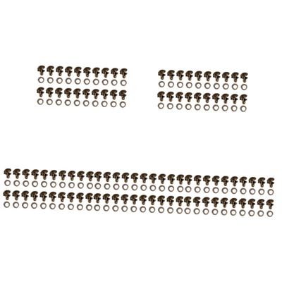 Ciieeo 100-Piece Shoelace Hook Set, Brass Buckles for Boots and Shoes