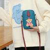 Theaque Cartoon Coin Purse Small Shoulder Bag Phone Bag with Zipper view 3