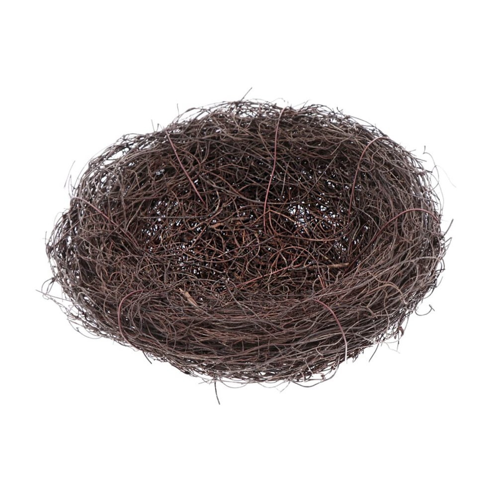 POPETPOP Rattan Bird Nest for Small Birds, Budgies and Parakeets