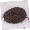 POPETPOP Rattan Bird Nest for Small Birds, Budgies and Parakeets view 2