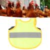 Chicken Harness, Elastic Snap Strap, Reflective Vest, Lightweight Feather Protection for Ducks and Hens (Yellow) view 3