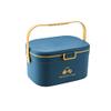 luckxuan Portable First Aid Kit Home Medicine Storage Box, Blue, Size S view 1