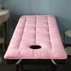 LXJDDLD Spa Bed Cushion Topper and Lash Bed Cover, Pink, 80 × 185 cm view 1