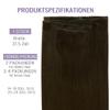 Fshine Remy Human Hair Weft Extensions, Medium Brown, 40 cm, 50 g view 2