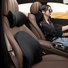FrEshn Car Neck Pillow, PU Beige Back view 2