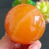 WGPHD Natural Gold Frozen Stone Crystal Ball, 70–75 mm view 3