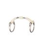 Soyo Happy Mouth Eggbutt Bit for Horses, Round Rings, Contoured, Double-Jointed with Roller view 1