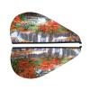 Evealyn Waterfall Autumn Landscape Printed Microfiber Hair Towel with Button view 2