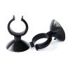 STORKY 5-Piece Aquarium Suction Cup Airline Clips, 23 mm Inner Diameter, White/Black view 1