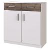 Lomadox Changing Dresser, Convertible, White/Flagstaff Oak, 91 x 101 x 75 cm view 2