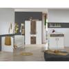 Lomadox Changing Dresser, Convertible, White/Flagstaff Oak, 91 x 101 x 75 cm view 3