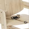 VERTBAUDET WOODY 2 Convertible High Chair, Natural view 3