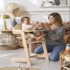 VERTBAUDET WOODY 2 Convertible High Chair, Natural view 4