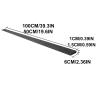Black Rubber Fiber Curb Ramp, Threshold Ramp for Robot Vacuums, Wheelchairs and Scooters view 2