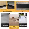 Black Rubber Fiber Curb Ramp, Threshold Ramp for Robot Vacuums, Wheelchairs and Scooters view 4
