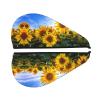RVENU Sunflower Print Ultra-Absorbent Coral Velvet Hair Drying Towel Cap view 2