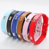 HALFSUMO Leather Dog Collar and Leash Combo Set, Adjustable, Rose, M view 4