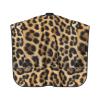 Rough Leopard Print Haircut Cape, Waterproof Unisex Salon Cape, Adjustable Neck, White/Lush Garden, One Size view 2