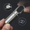 Danlai Mini Sealed Pill Case, Stainless Steel, Waterproof view 2