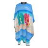 VUCEMI Printed Beach Slippers Haircut Cape, Waterproof, Adjustable Neck, Unisex, White, One Size view 4