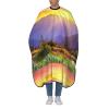 Rocky Mountain Sunset Sunshine Printed Haircut Cape, White, One Size view 1